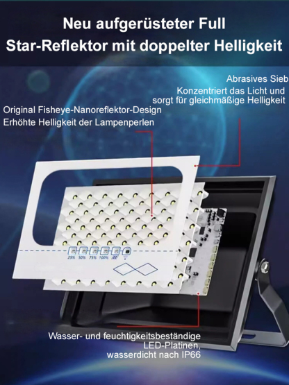 Traumblaue Solarlampe