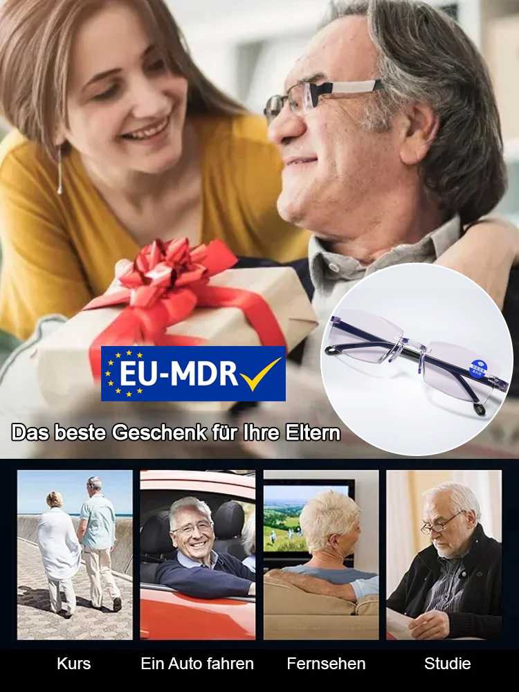 Ständiges Brillenwechseln nervt? 👓 Schluss damit!  Intelligente Fokusveränderung Komfortable Lesebrille