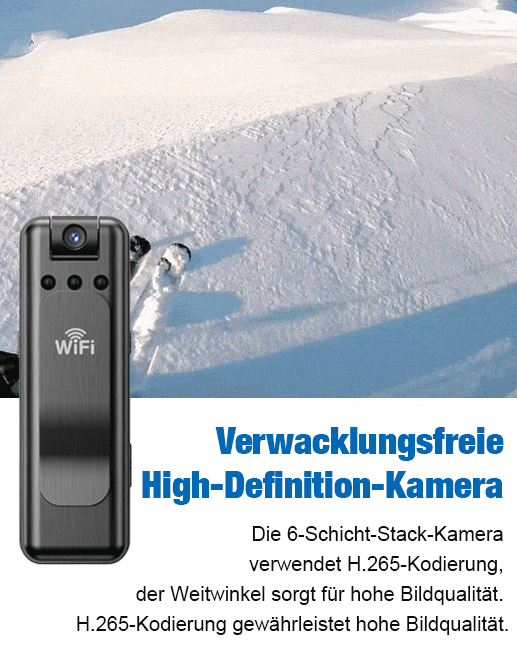 Mini-Infrarot-Nachtsichtkamera mit extrem langer Standby-Zeit 😉Auch unterwegs behalten Sie ganz einfach den Überblick!