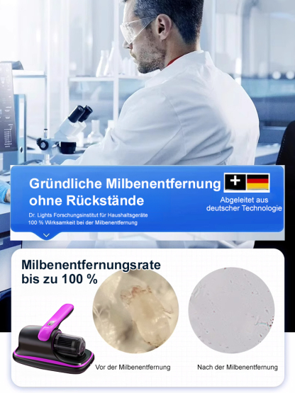Kabelloser UV-Milbensauger