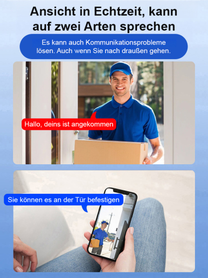 【Upgrade-Version ultra-unsichtbar】Kabellose Kamera. Sie können jederzeit aus der Ferne anzeigen und aufzeichnen. Mit der klaren Infrarot-Nachtsichtfunktion können Sie auch in der dunklen Nacht klar sehen.
