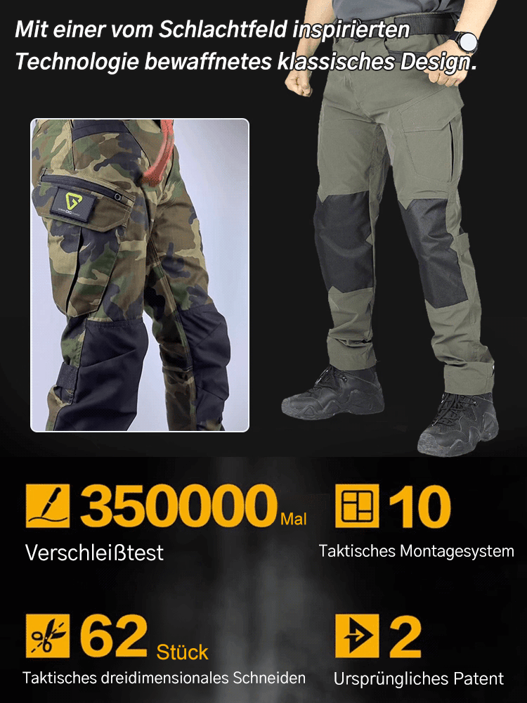 【Kostenlose Testversion】👖 Elastische, wasserdichte taktische Herrenhose. Bietet ultimativen Komfort und Bewegungsfreiheit auch unter schwierigen Bedingungen.