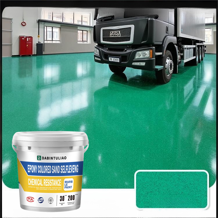 【Am selben Tag streichen, am selben Tag beziehen】Marmor-ähnlicher farbiger Sand selbstnivellierende