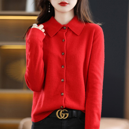 Modischer klassischer Damen Strickpulli