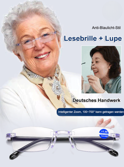 Intelligente Zoom-Anti-Blaulicht-Lesebrille