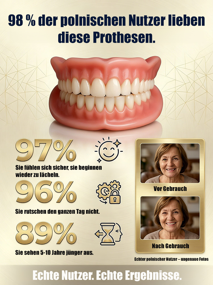 Verbesserung des Lächelns mit Zahnersatzschienen.