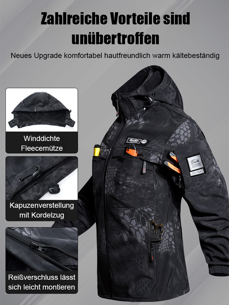 Entwickelt für extremes Wetter. Perfekter Schutz von Schneestürmen bis hin zu Taifunen. Die leistungsstarke Isolierung sorgt für optimale Trockenheit und Komfort.