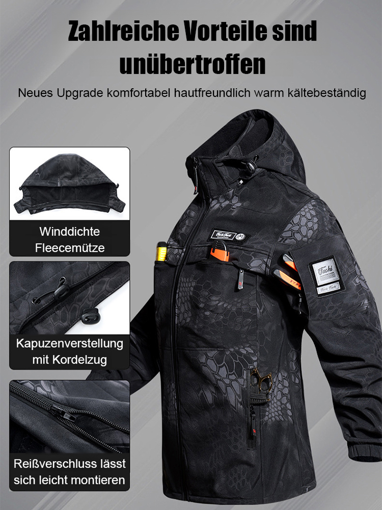 Entwickelt für extremes Wetter. Perfekter Schutz von Schneestürmen bis hin zu Taifunen. Die leistungsstarke Isolierung sorgt für optimale Trockenheit und Komfort.