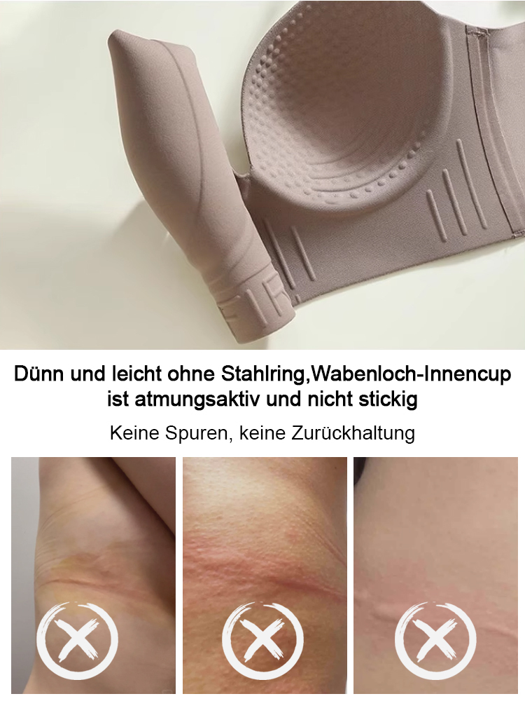 【Kostenlose Testversion】Schlanker, bügelloser, verstellbarer Sommer-BH