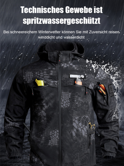 Entwickelt für extremes Wetter. Perfekter Schutz von Schneestürmen bis hin zu Taifunen. Die leistungsstarke Isolierung sorgt für optimale Trockenheit und Komfort.