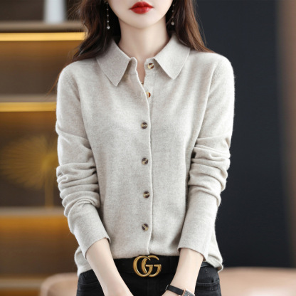 Modischer klassischer Damen Strickpulli