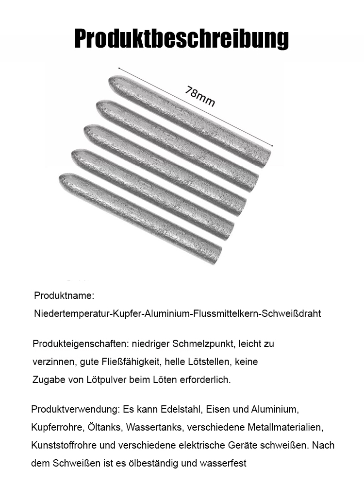 【Abschied vom Schweißbrenner】Upgrade zur verstärkten universellen Schweißelektrode