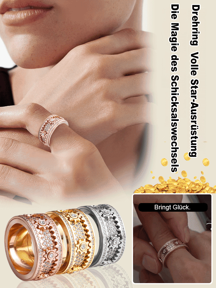 Der über Generationen weitergegebene astrologische Familienring bringt dir Glück✨