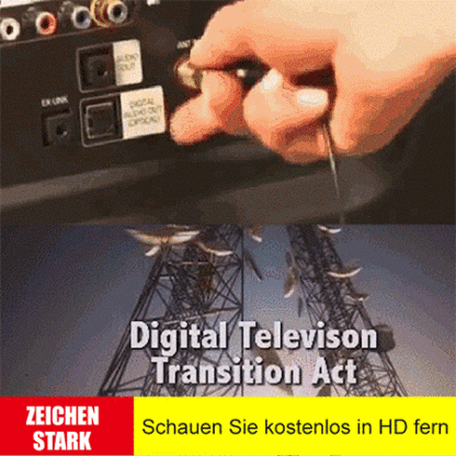 HD-Digital-TV-Signalempfänger für den Innenbereich