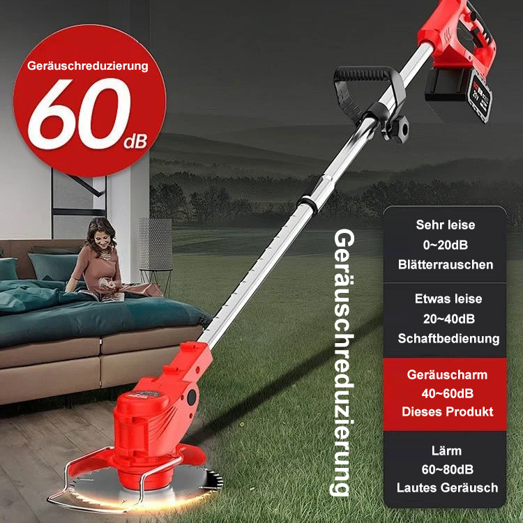 Schnurlose Gartenjätmaschine