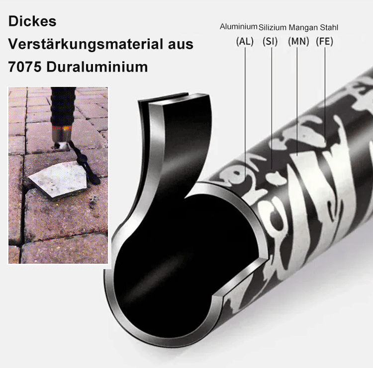 Multifunktionaler Teleskopstock