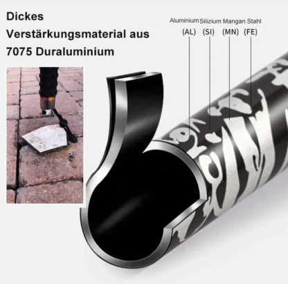 Multifunktionaler Teleskopstock