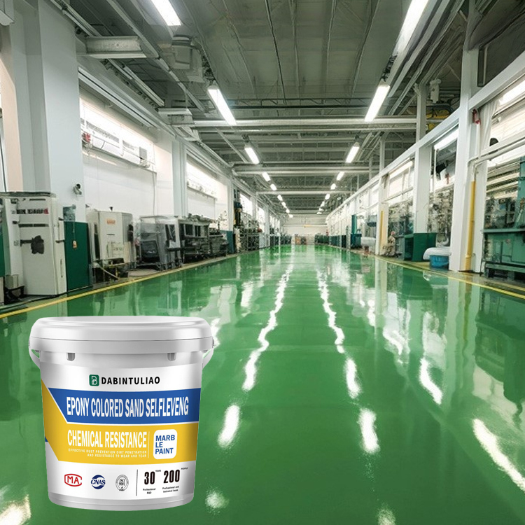 【Am selben Tag streichen, am selben Tag beziehen】Marmor-ähnlicher farbiger Sand selbstnivellierende