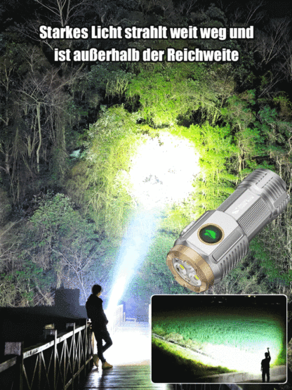 Lächeln Hai Mini Hochleistungs Tragbare Magnetische Taschenlampe