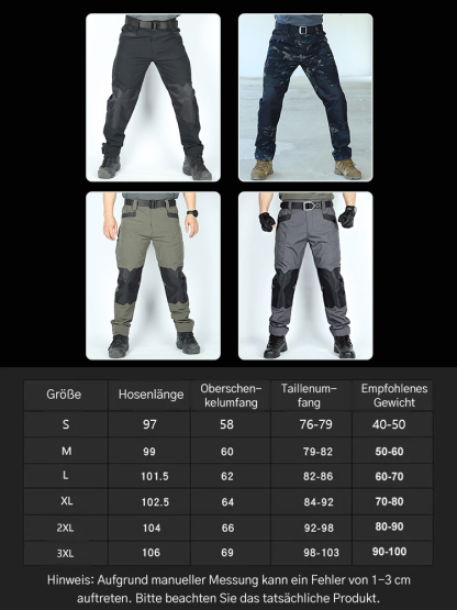 【Kostenlose Testversion】👖 Elastische, wasserdichte taktische Herrenhose. Bietet ultimativen Komfort und Bewegungsfreiheit auch unter schwierigen Bedingungen.