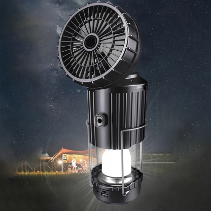 Solarbetriebene elektrische Fan Camping Licht