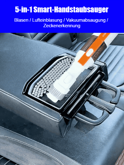 【5-in-1 Intelligenter Handstaubsauger】Geben Sie nie wieder Hunderte von Euro für eine Autowäsche aus! Moderne Technologie macht die Autoreinigung so einfach!