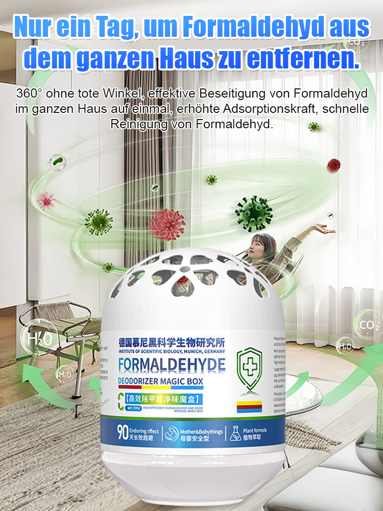 Bio Luftreinigungsbox aus München – Entfernt Formaldehyd effektiv