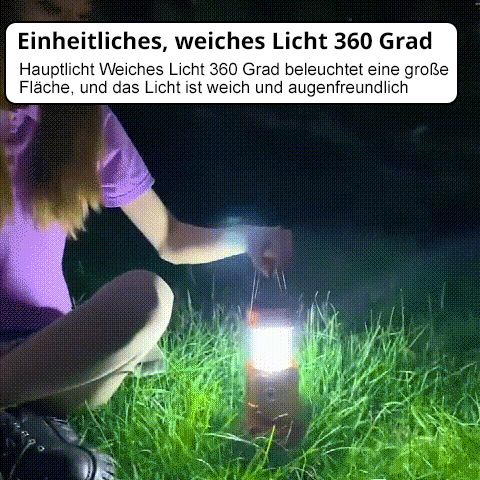 Solarbetriebene elektrische Fan Camping Licht