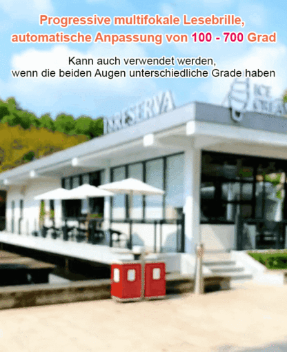 Ersetzen Sie alle Brillen! Die weltweit erste Autofokus-Brille – Nah und Fern in einem, keine Augenuntersuchung nötig!