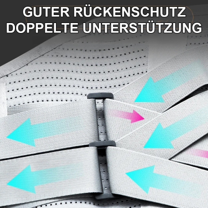 Stahlplatten-gestützter, atmungsaktiver, heißgepresster Taillengurt