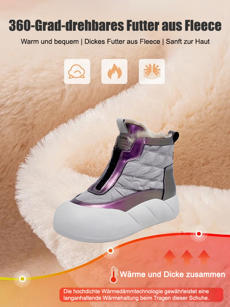 5cm Erhöhende Vielseitige Gefütterte Schneestiefel