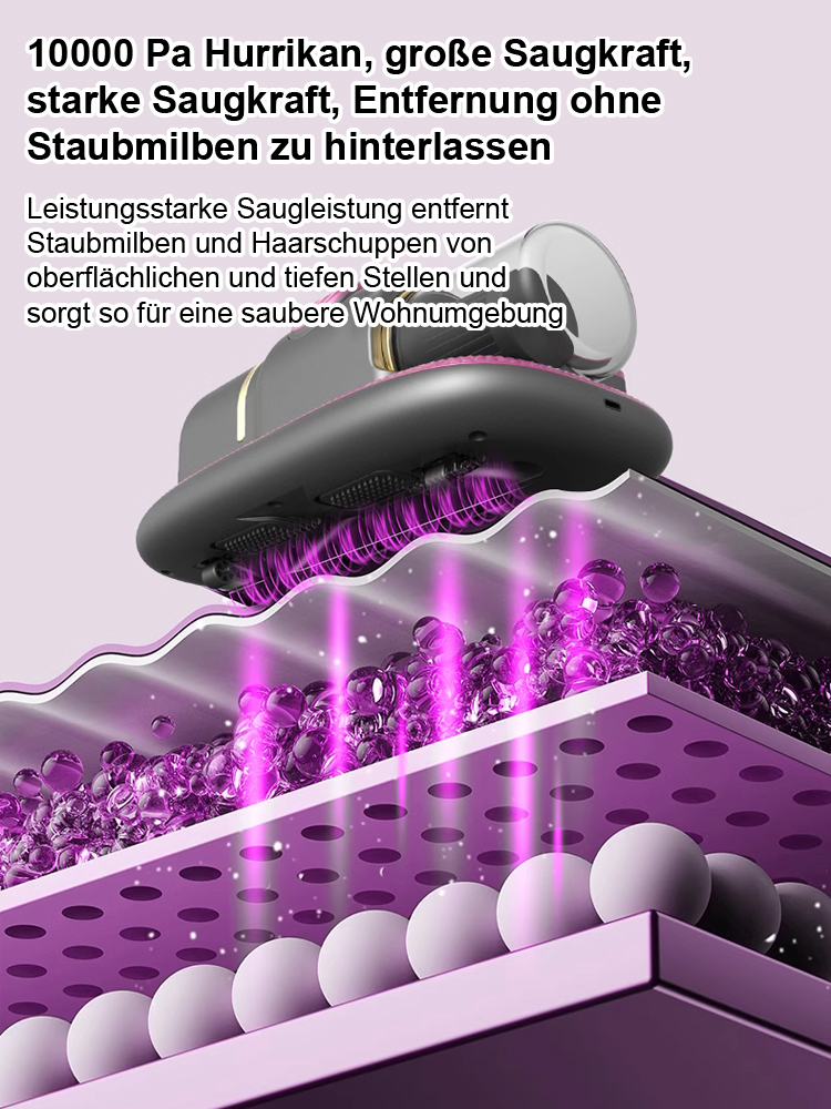Kabelloser UV-Milbensauger
