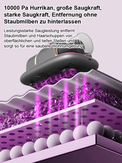 Kabelloser UV-Milbensauger