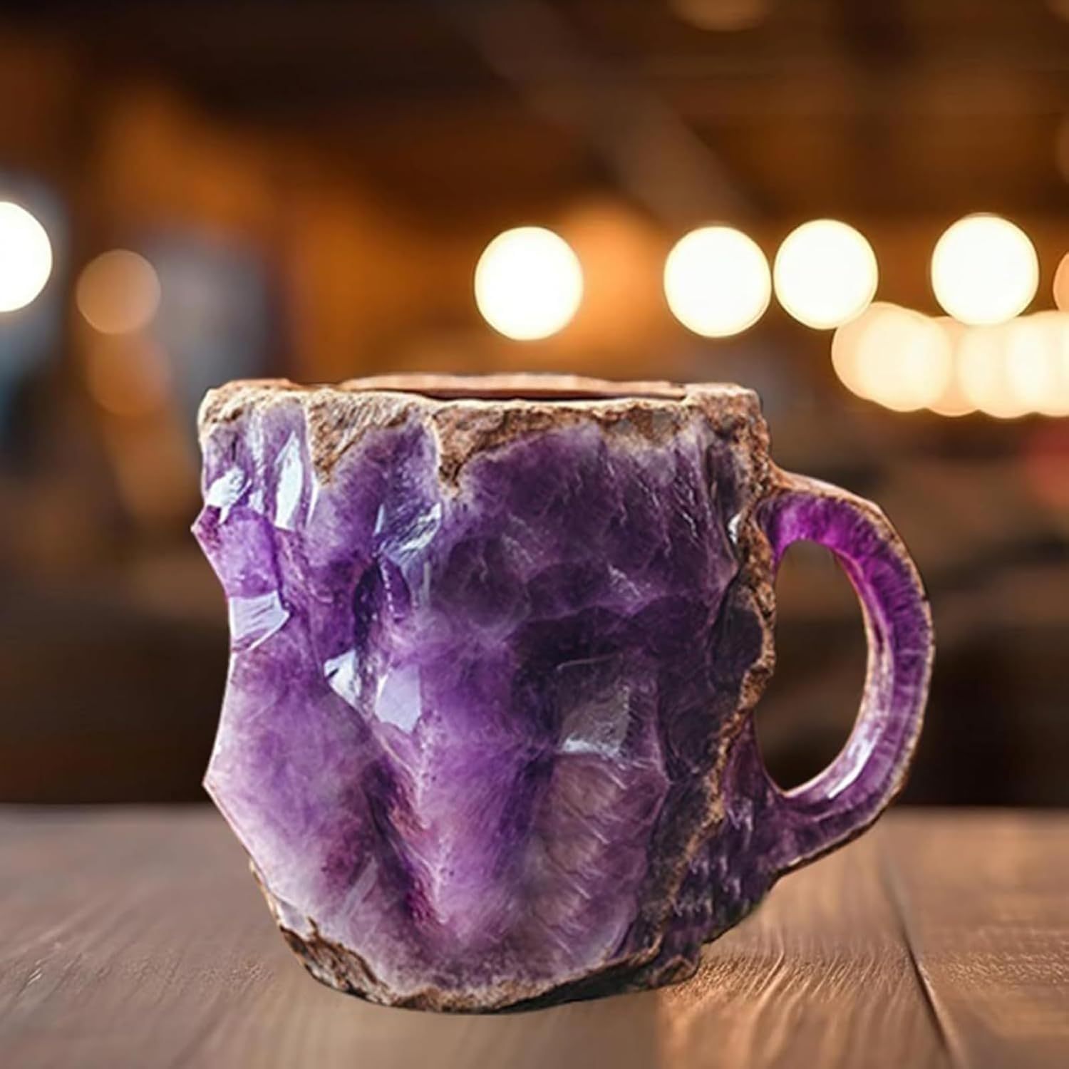 【Weihnachtsfrühkauf】Mineralischer Wellness-Kristall-Kaffeebecher☕  Jede Tasse ein Unikat!