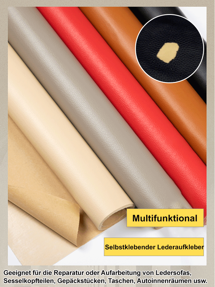 Selbstadhäsive Lederreparatur Patch