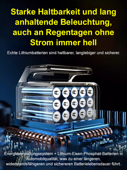 Traumblaue Solarlampe