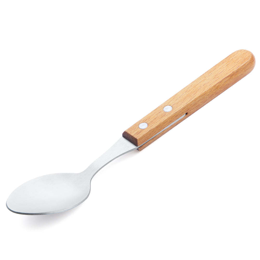 4PCS FLATWARE SET WITH WOODEN HANDLE-Serene Valley