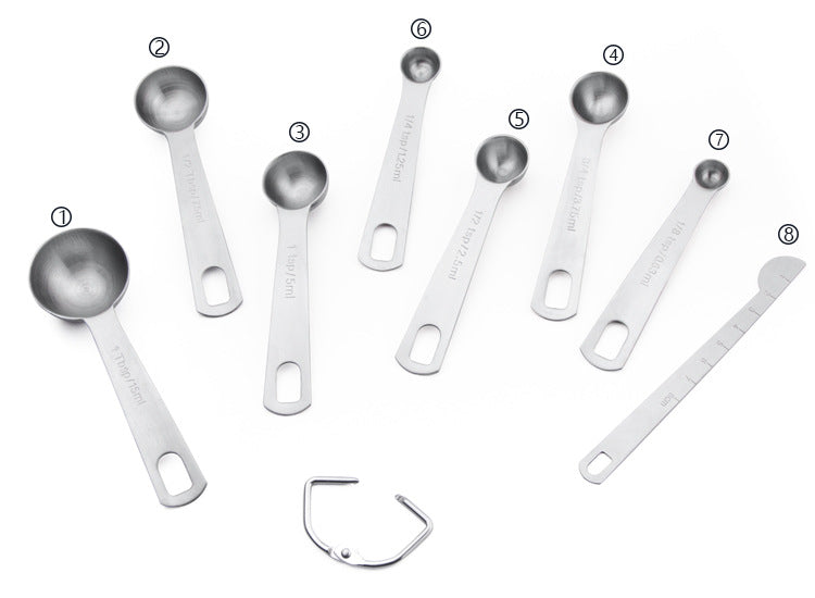 8PCS MEASURING SPOON 6PCS-Serene Valley