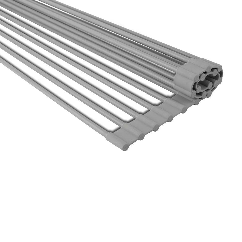 Roll-up Drying Rack wrapped by FDA approved Silicone, highly heat resistance and versatile in usage. NDA0035-Serene Valley