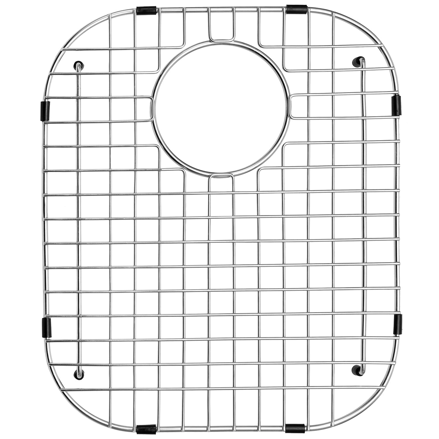 Sink Bottom Grid 13-11/16" X 16-5/8", Rear Drain with Corner Radius 3-1/2", Sink Protector NDG1416R-Serene Valley