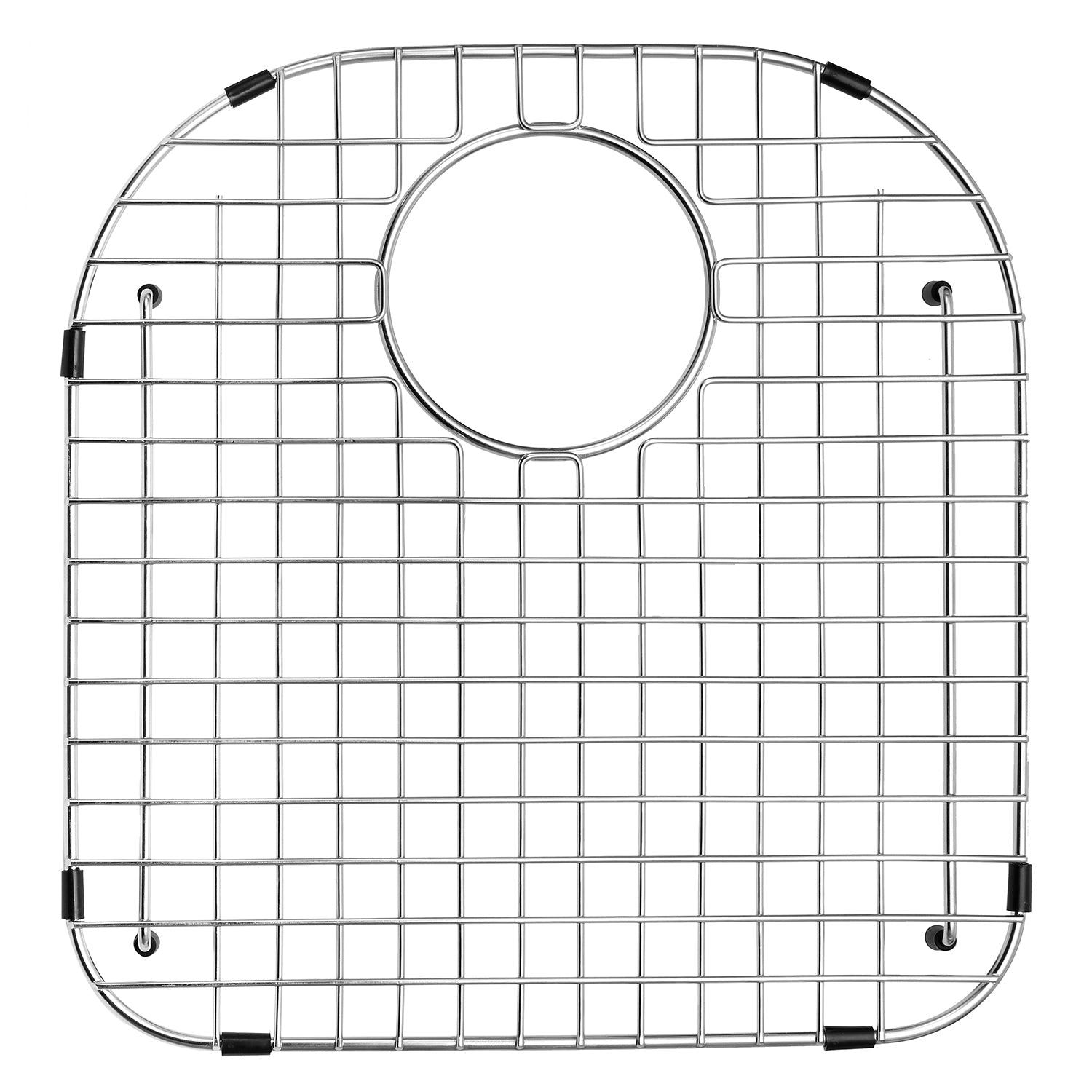 Sink Grid 15-1/8” X 15-15/16“, Rear Drain with Bottom Corner Radius 2-3/8" and Top Corner Radius 5-7/8", NDG1516R-Serene Valley