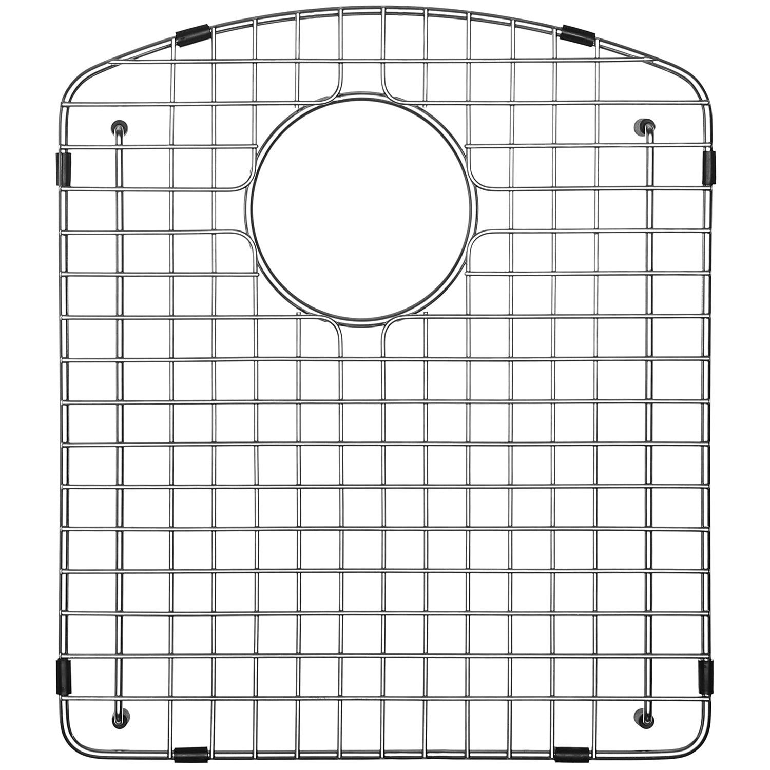 Serene Valley Sink Bottom Grid 14-1/2" L x 16-13/16" W, Rear Drain, Sink Rack NDG1517R-Serene Valley