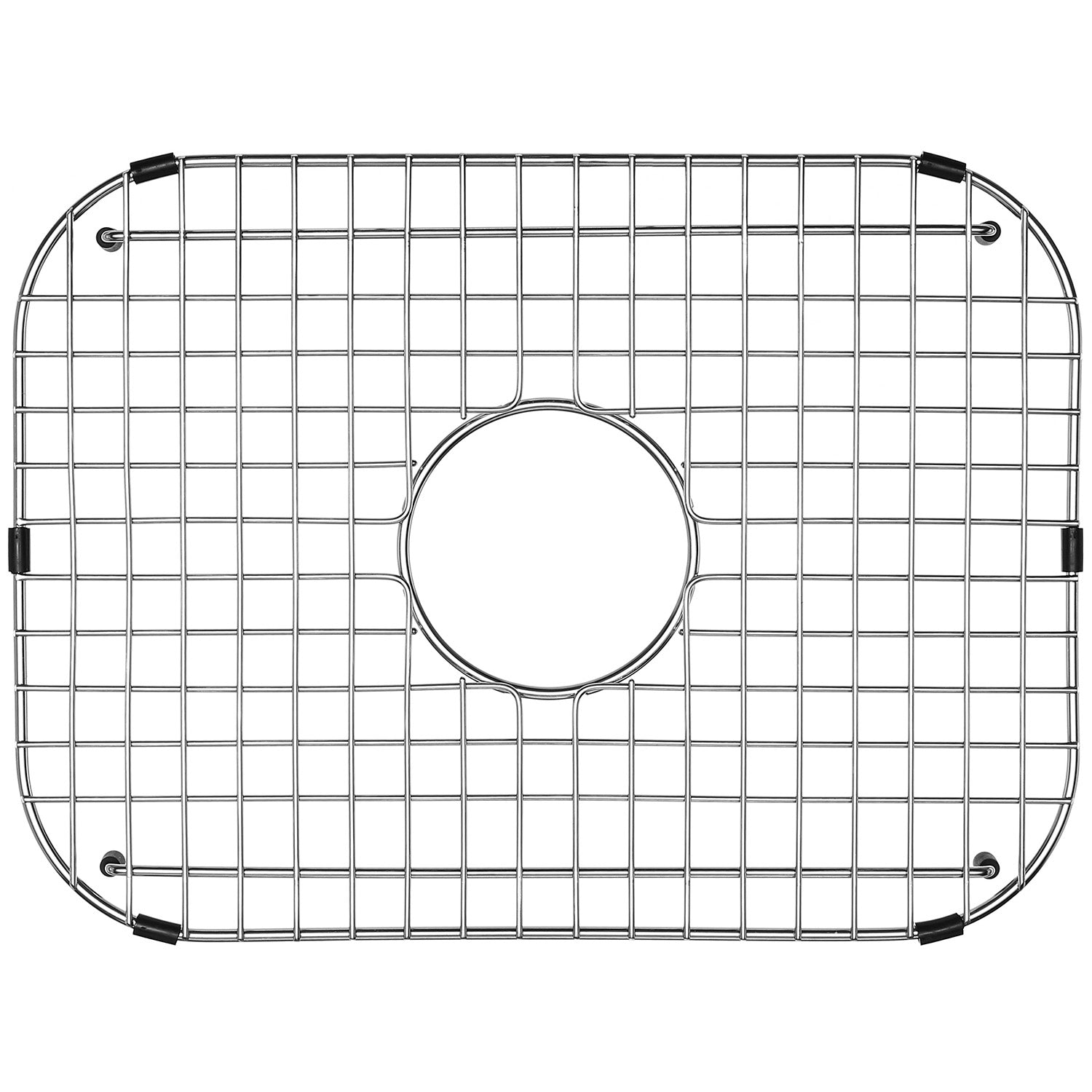 Serene Valley Sink Grid 18-1/8" L x 13-3/8" W, Centered Drain with Corner Radius 3-1/2", NDG1813C-Serene Valley