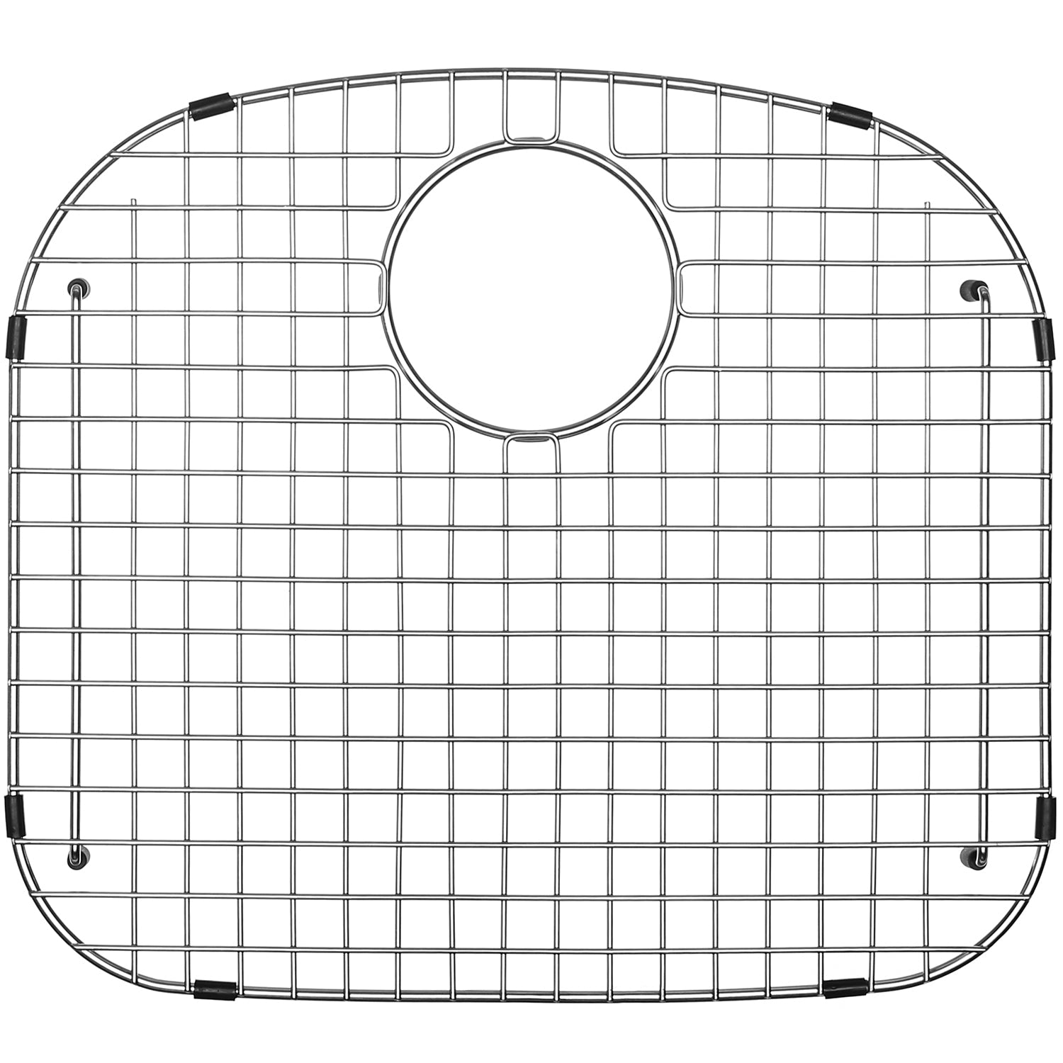 Sink Grid 18-13/16" x 16-13/16", Rear Drain with Bottom Corner Radius 3-1/2" and Top Corner Radius 9-1/2", NDG1817R-Serene Valley