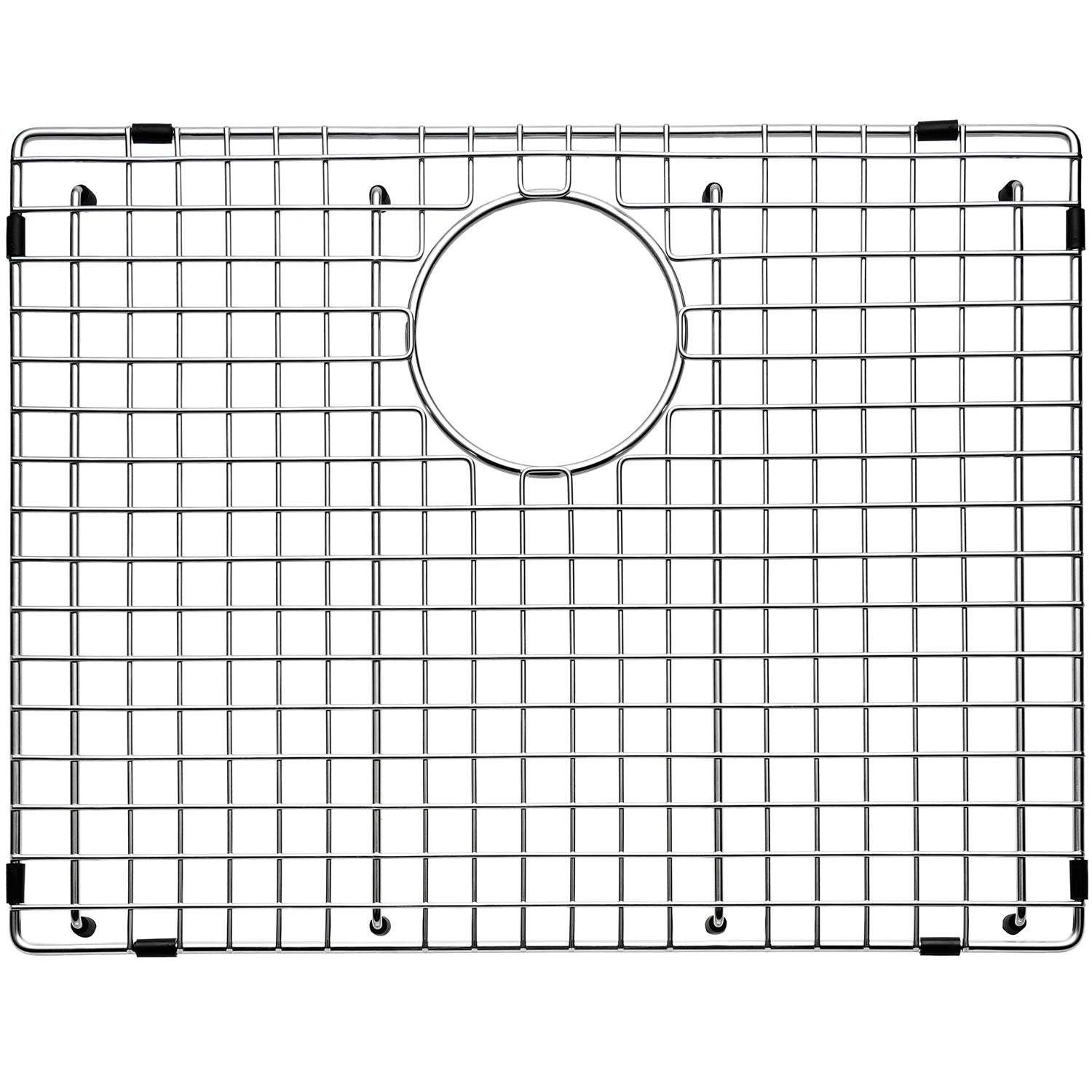 Sink Bottom Grid 20-11/16" X 15-13/16", Rear Drain with Corner Radius 3/16" NDG2116R-Serene Valley