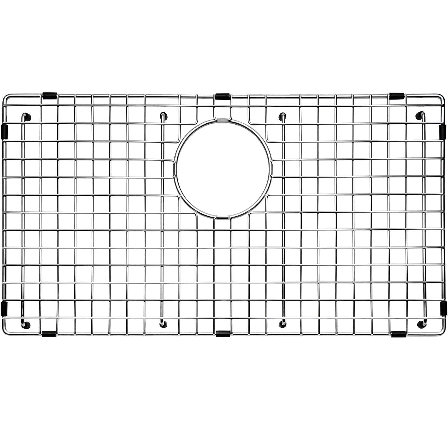 Serene Valley Sink Bottom Grid 27" X 14", Rear Drain with Corner Radius 3/8", Sink Protector SVH2714R-Serene Valley