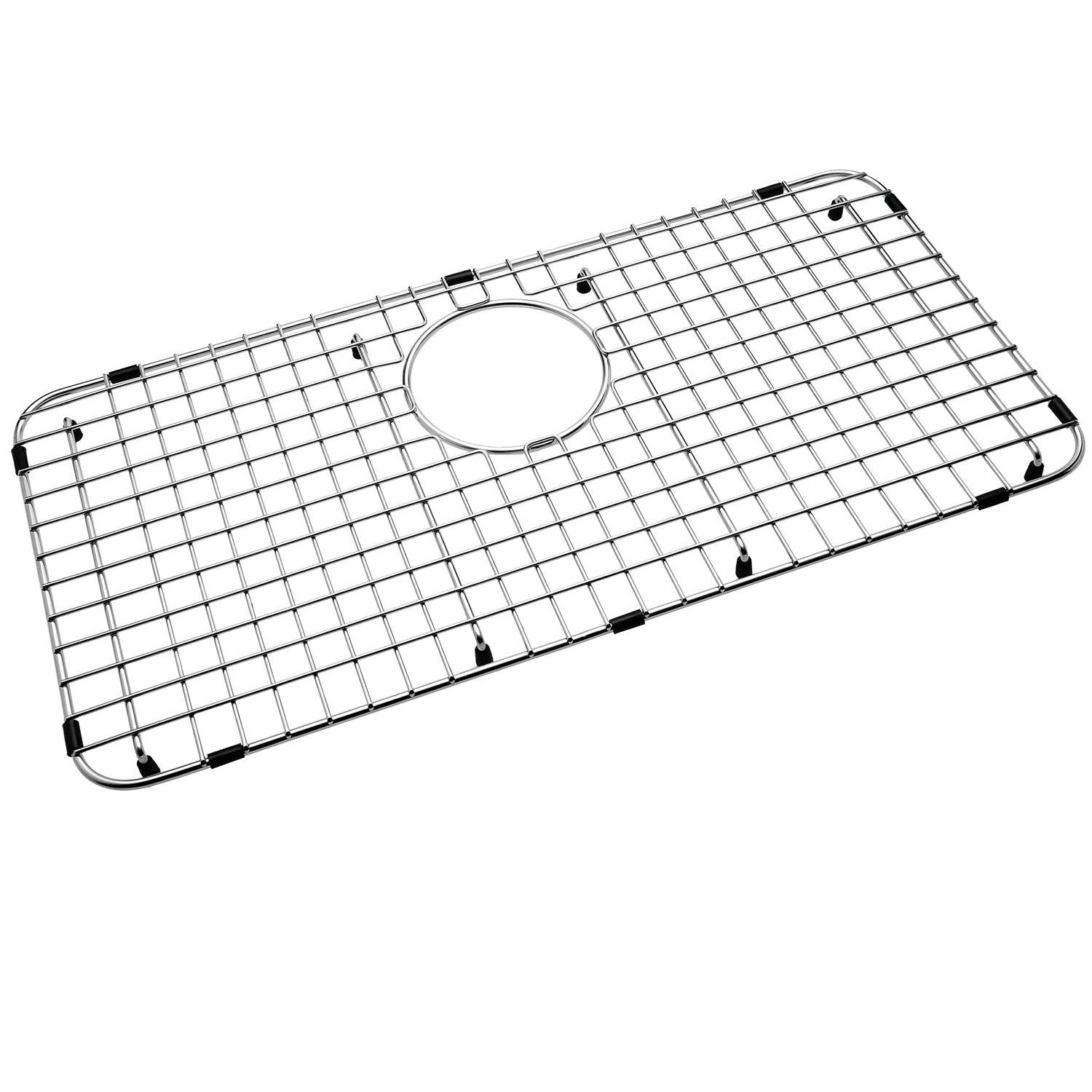 Serene Valley Sink Bottom Grid 24-1/8" X 12-3/4", Rear Drain with Corner Radius 2", Sink Protector SVM2413R-Serene Valley