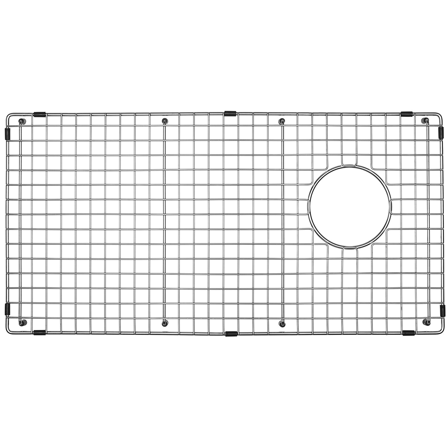 Serene Valley Sink Bottom Grid 28-1/4" x 14-3/8", Side Drain with Corner Radius 3/8",NDG2814S-Serene Valley