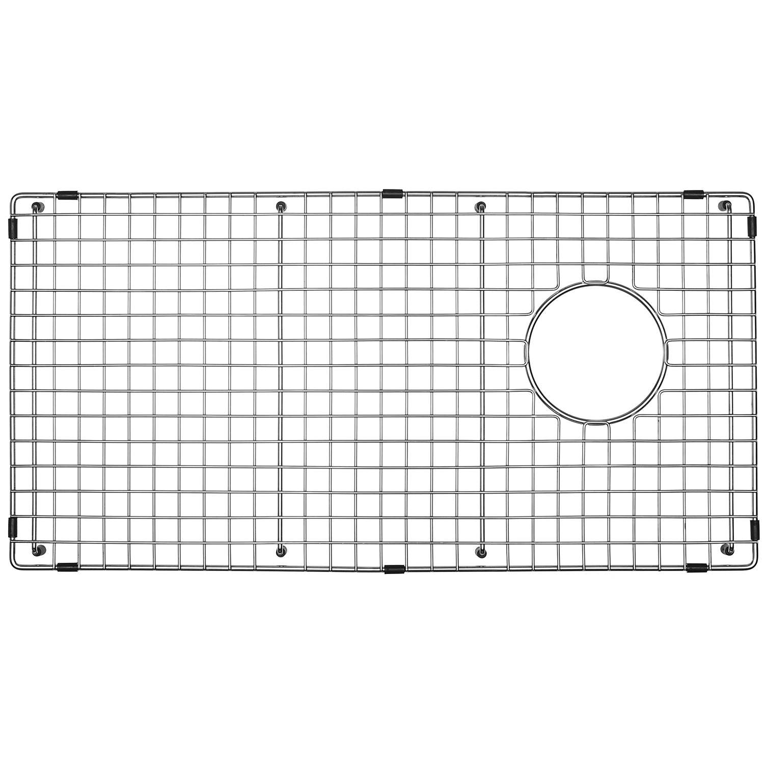 Serene Valley Sink Bottom Grid 28-1/4" x 14-3/8", Side Drain with Corner Radius 3/8",NDG2814S-Serene Valley