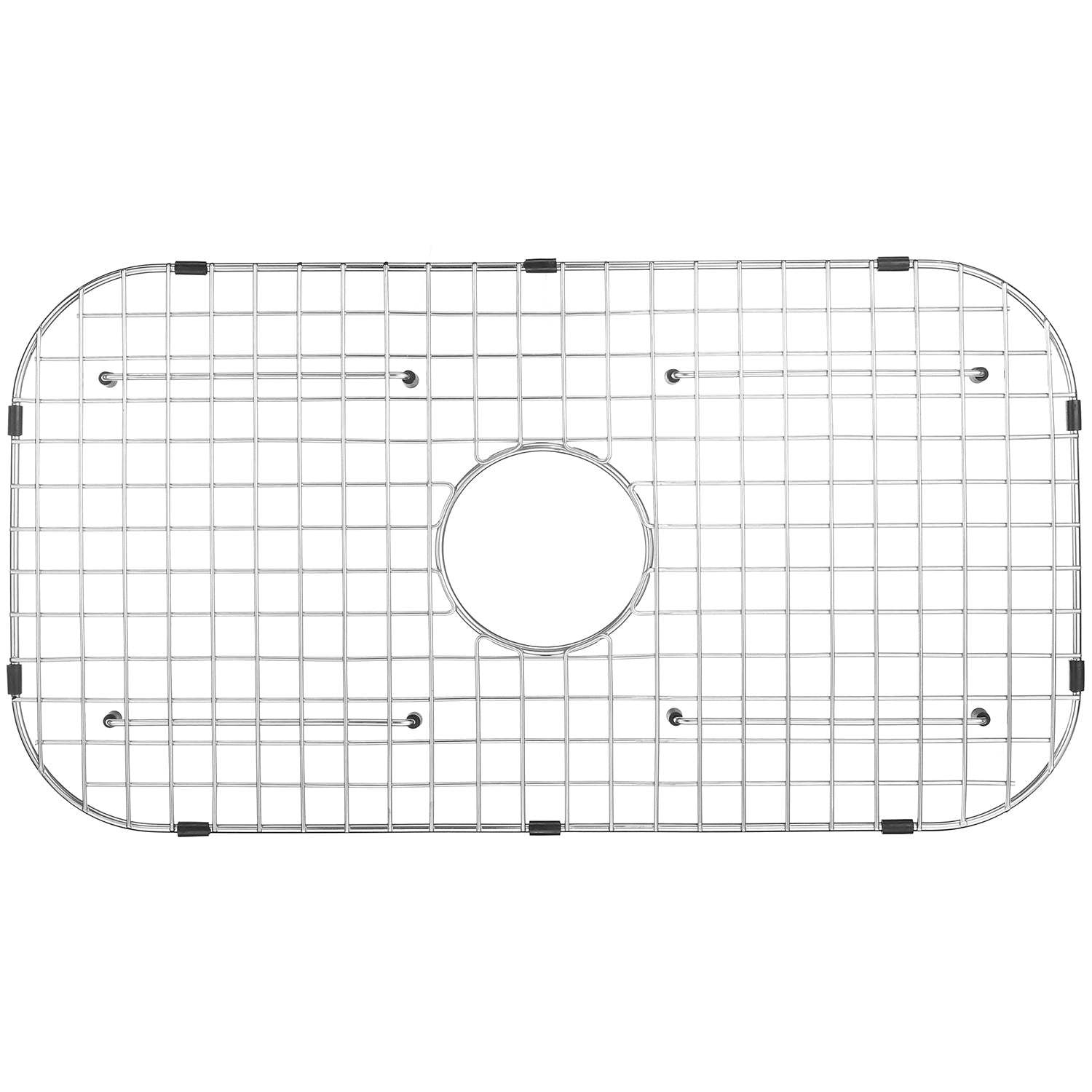 Serene Valley Sink Bottom Grid 26" x 14-1/8", Centered Drain with Corner Radius 3-1/2", NDG6016-Serene Valley